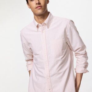 oxford slim shirt | striped