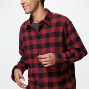 flannel checked shirt
