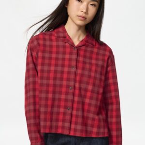flannel boxy shirt | check
