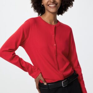 pointelle cardigan