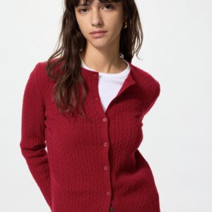 mini cable cardigan