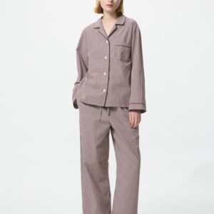 cotton pajamas | long sleeve | gingham check