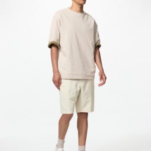 linen blend shorts | 9.5"