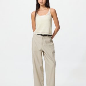 linen cotton tapered pants