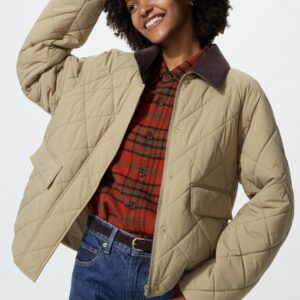 padded utility short jacket