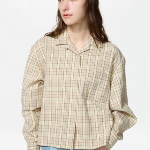 flannel boxy shirt | check