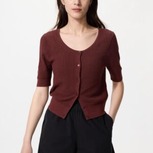 sheer lace cardigan | short sleeve