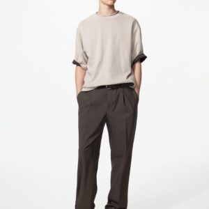 pleated wide pants | tall