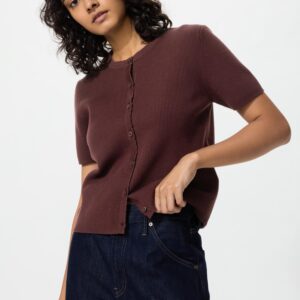 scalloped cardigan