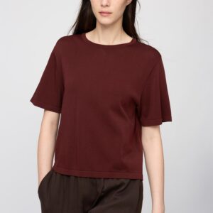 boxy knitted t shirt