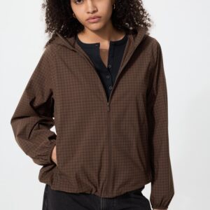 pocketable uv protection parka | patterned