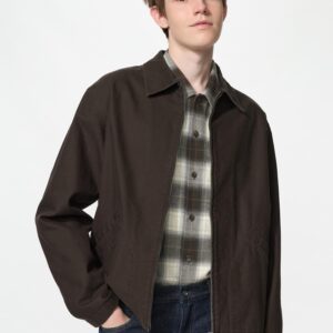 zip up blouson