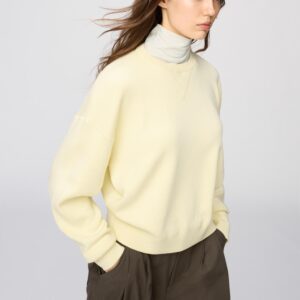 smooth cotton sweater