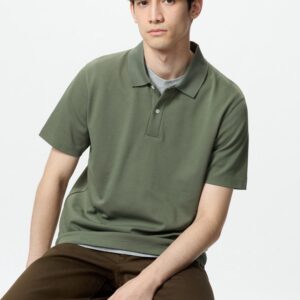 airism cotton pique polo shirt