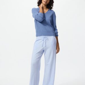 stretch jersey easy pants | cotton blend