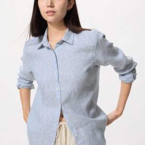 premium linen shirt | striped