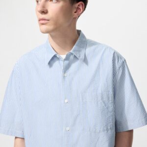 seersucker shirt | short sleeve | striped