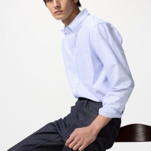 oxford slim shirt | striped