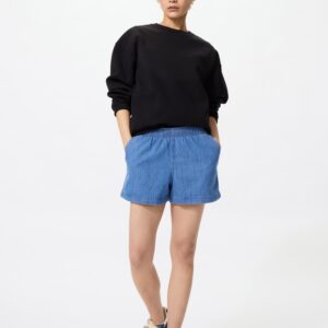 cotton easy shorts | denim
