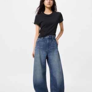 barrel jeans | short