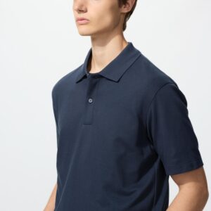 airism cotton pique polo shirt