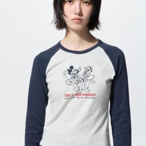 mickey＆friends ut graphic mini t shirt | long sleeve