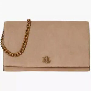 lauren ralph lauren — adair ii medium suede crossbody bag