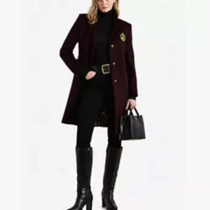 lauren ralph lauren — women's single breasted peacoat