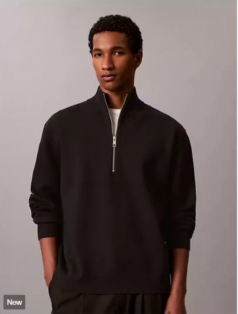 tech quarter zip sweater