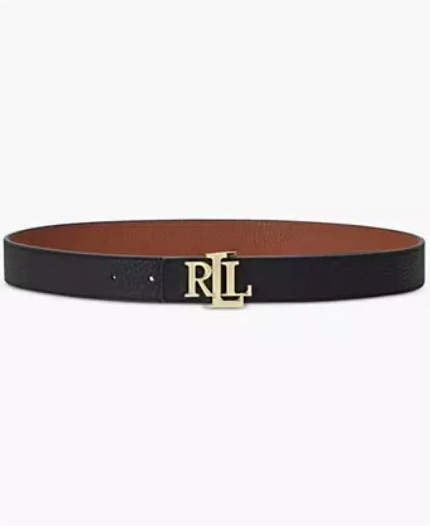 women's logo reversible pebbled leather belt women's logo reversible pebbled leather belt