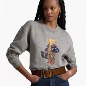 polo ralph lauren — women's polo bear crewneck sweatshirt