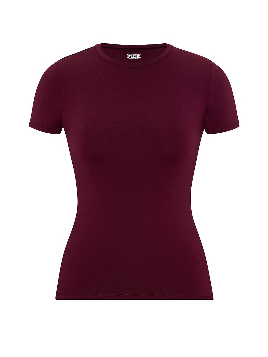 pink base stretch™ short sleeve tee pink base stretch™ short sleeve tee