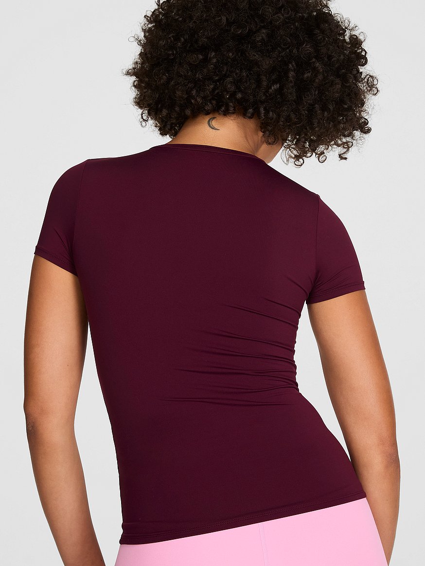 pink base stretch™ short sleeve tee pink base stretch™ short sleeve tee