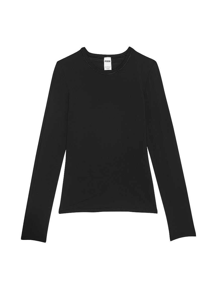 pink base stretch™ long sleeve tee pink base stretch™ long sleeve tee