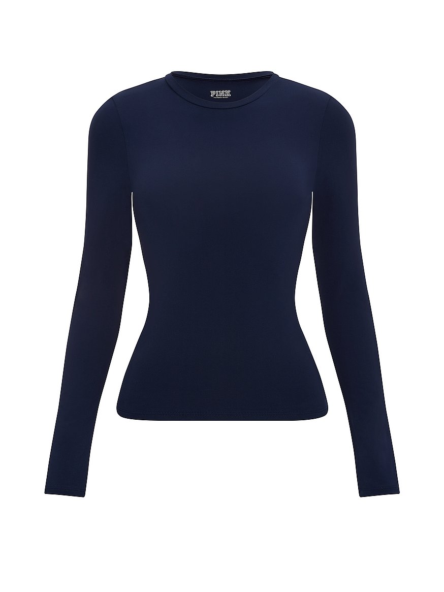 pink base stretch™ long sleeve tee pink base stretch™ long sleeve tee
