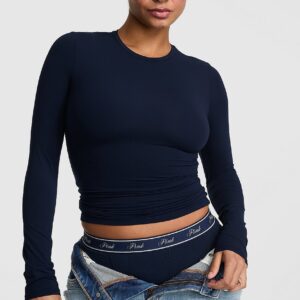 pink base stretch™ long sleeve tee