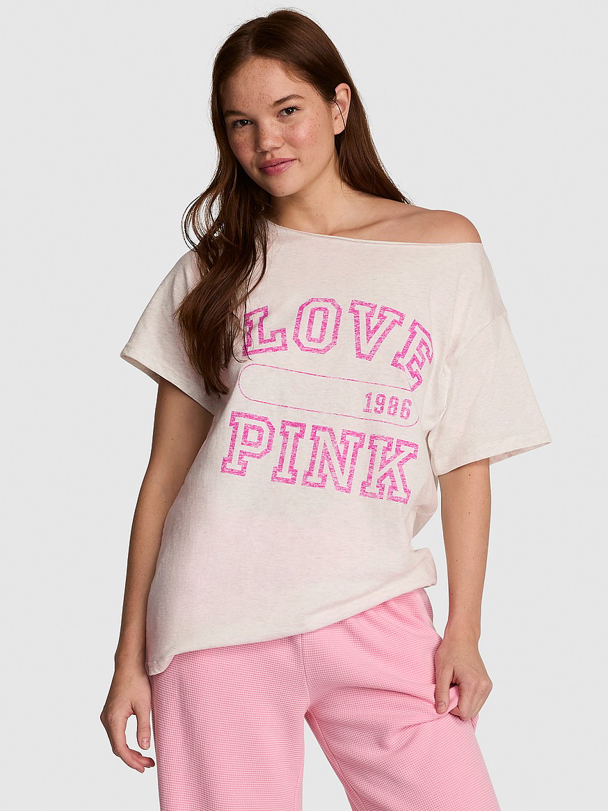 campus cotton™ off the shoulder tee campus cotton™ off the shoulder tee