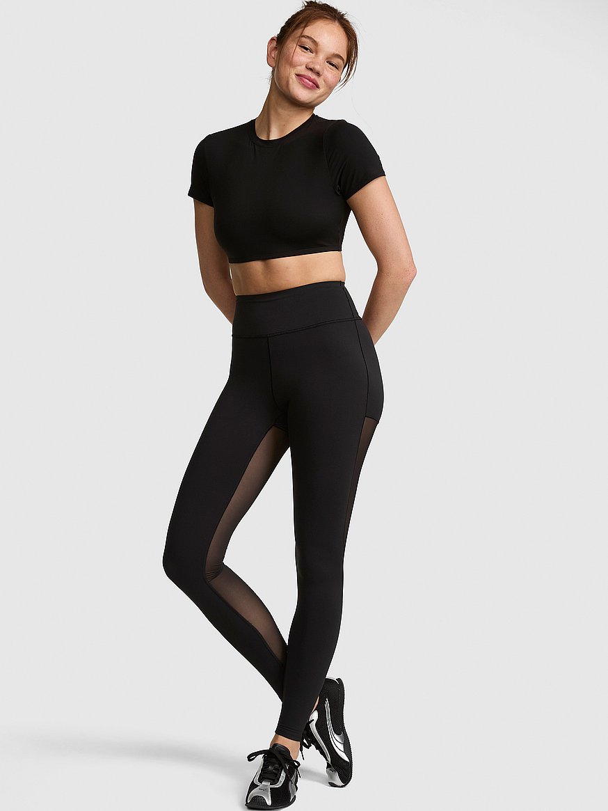 relay mesh panel leggings relay mesh panel leggings
