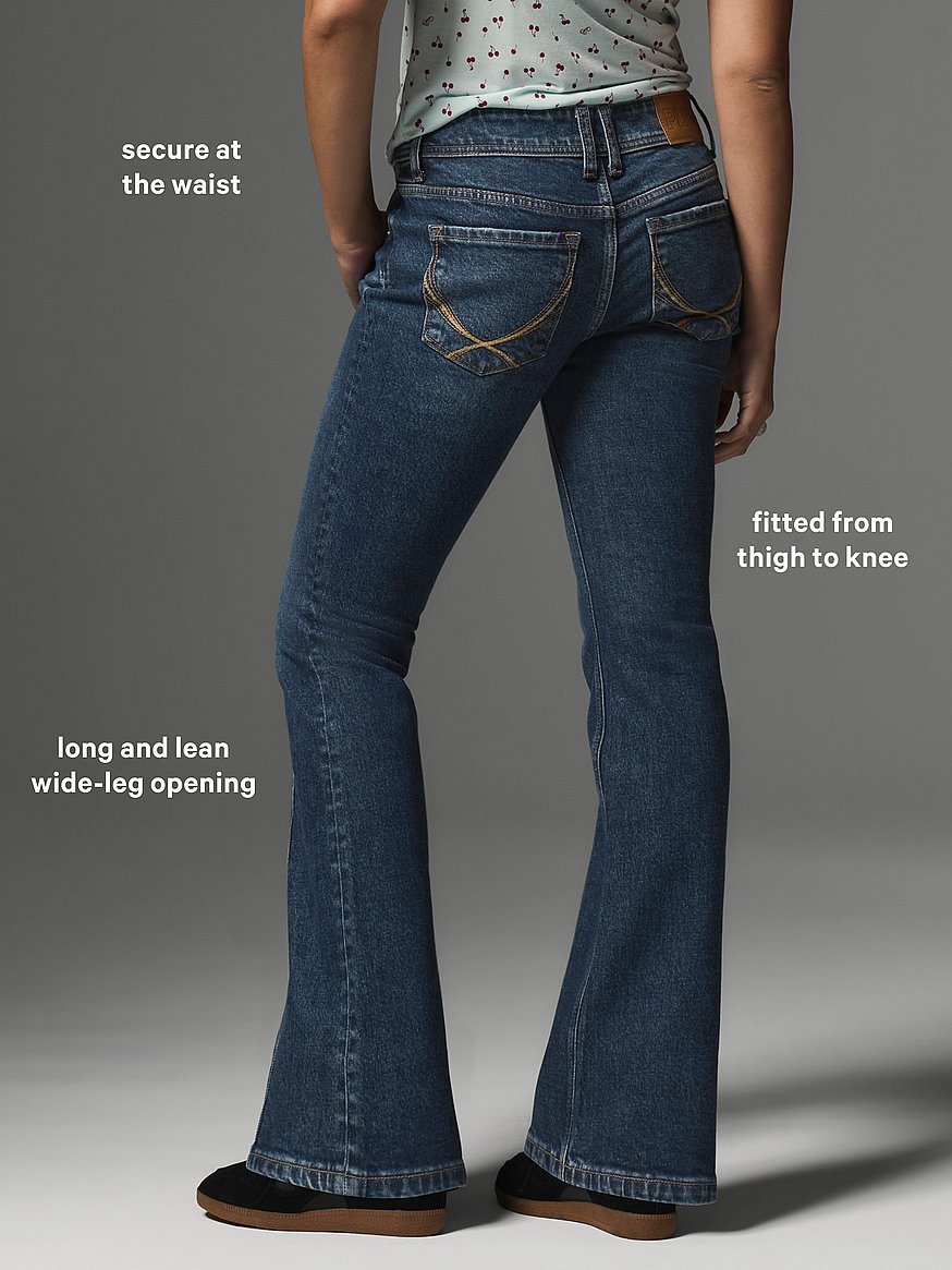 denim by pink low rise bootcut jeans denim by pink low rise bootcut jeans