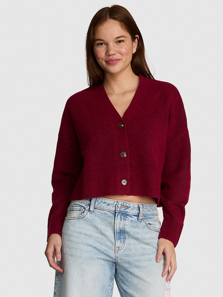 comfy girl cropped v neck cardigan comfy girl cropped v neck cardigan