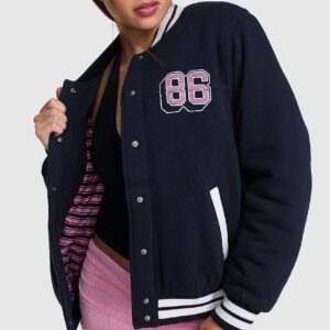 varsity bomber jacket