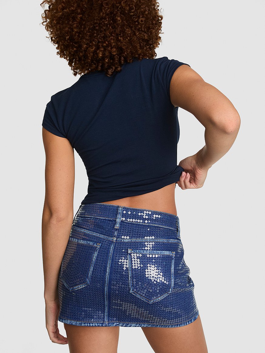 denim by pink mini jean skirt denim by pink mini jean skirt