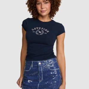Витрина denim by pink mini jean skirt