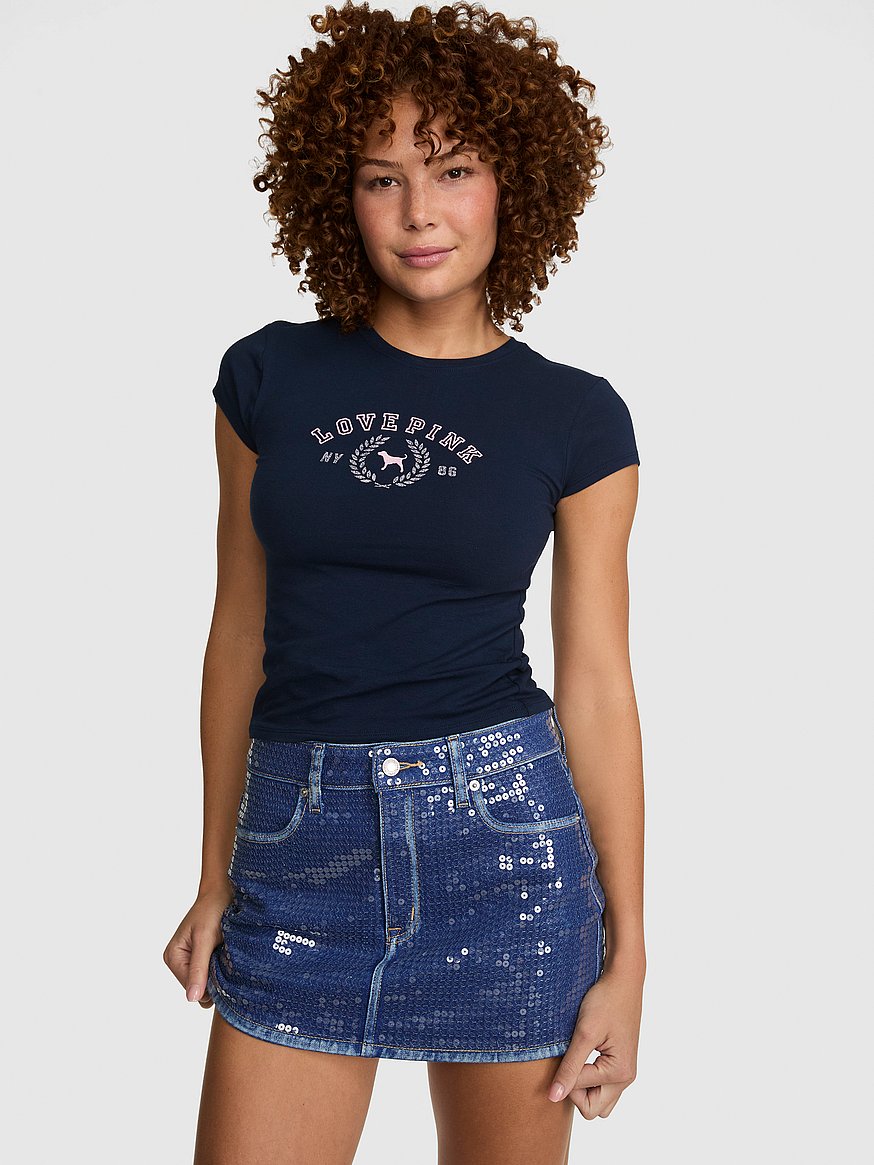 denim by pink mini jean skirt denim by pink mini jean skirt