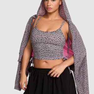 Витрина pink relay™ side ruched cropped bra tank