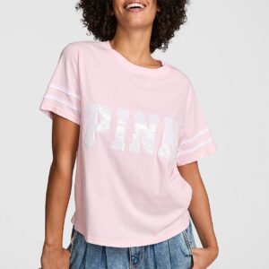 campus cotton™ v stitch crewneck boxy tee