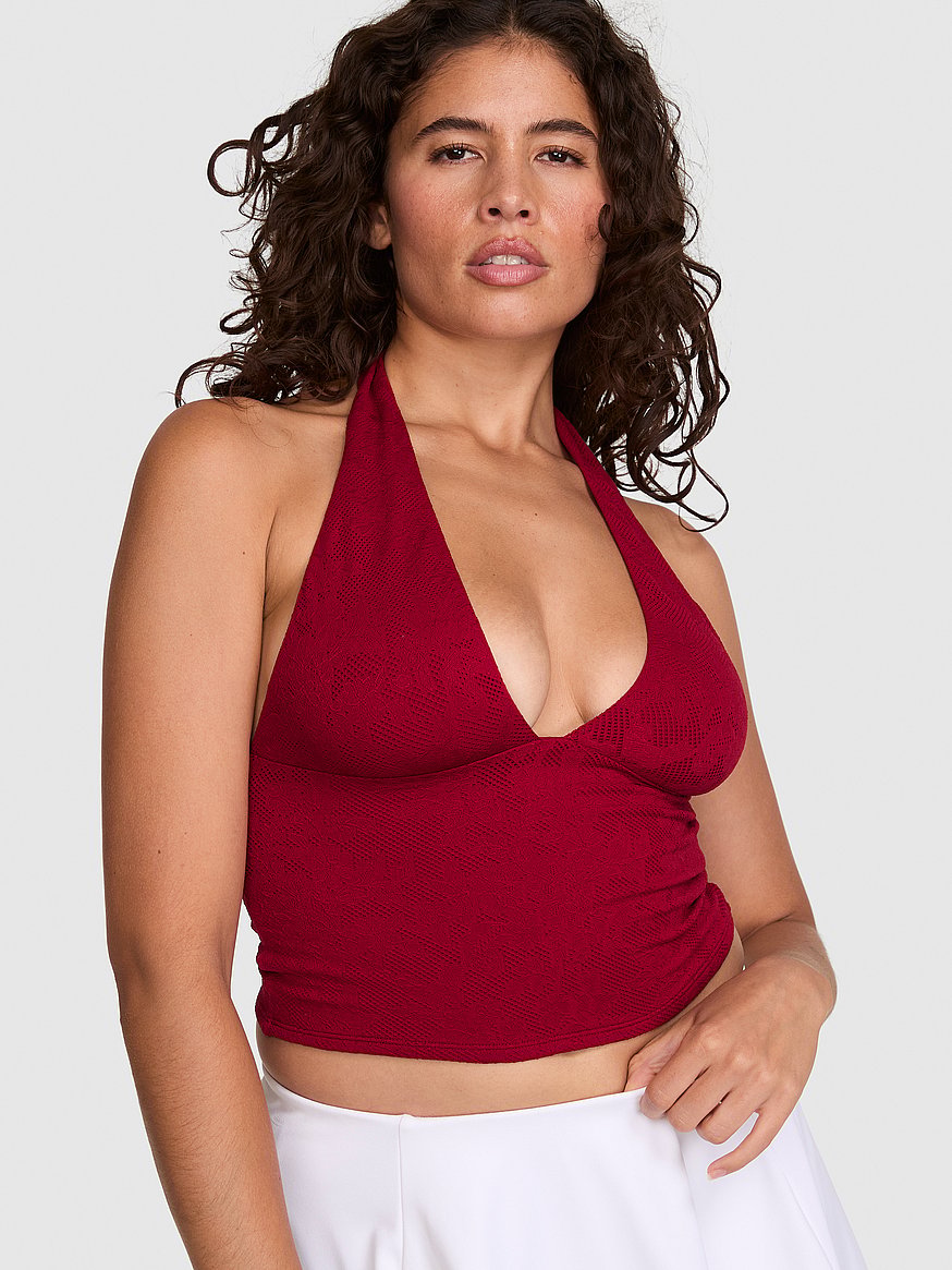 base lace halter top base lace halter top