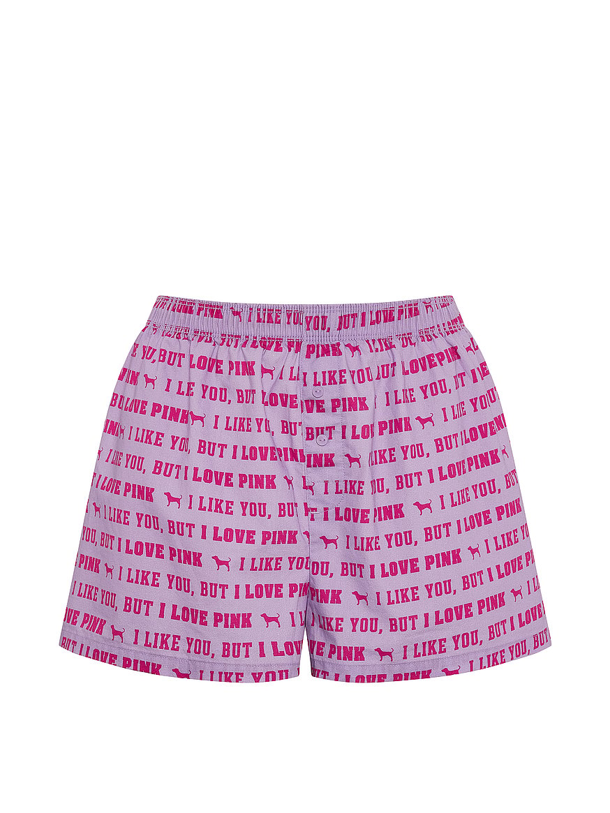 cotton boxy pajama shorts cotton boxy pajama shorts