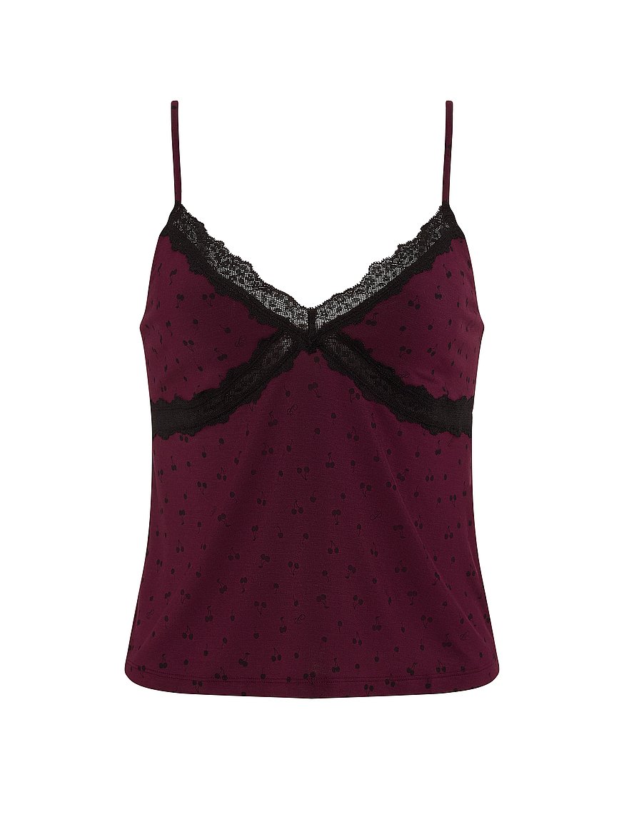 24/7 lounge modal lace trim cami 24/7 lounge modal lace trim cami