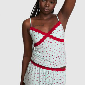 24/7 lounge modal lace trim cami